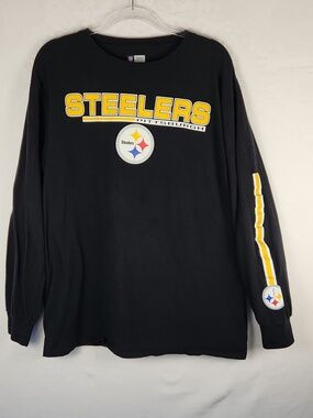 Pittsburgh Steelers Long Sleeve‎ Graphic Tee - Men's 2XL - NFL Team Apparel